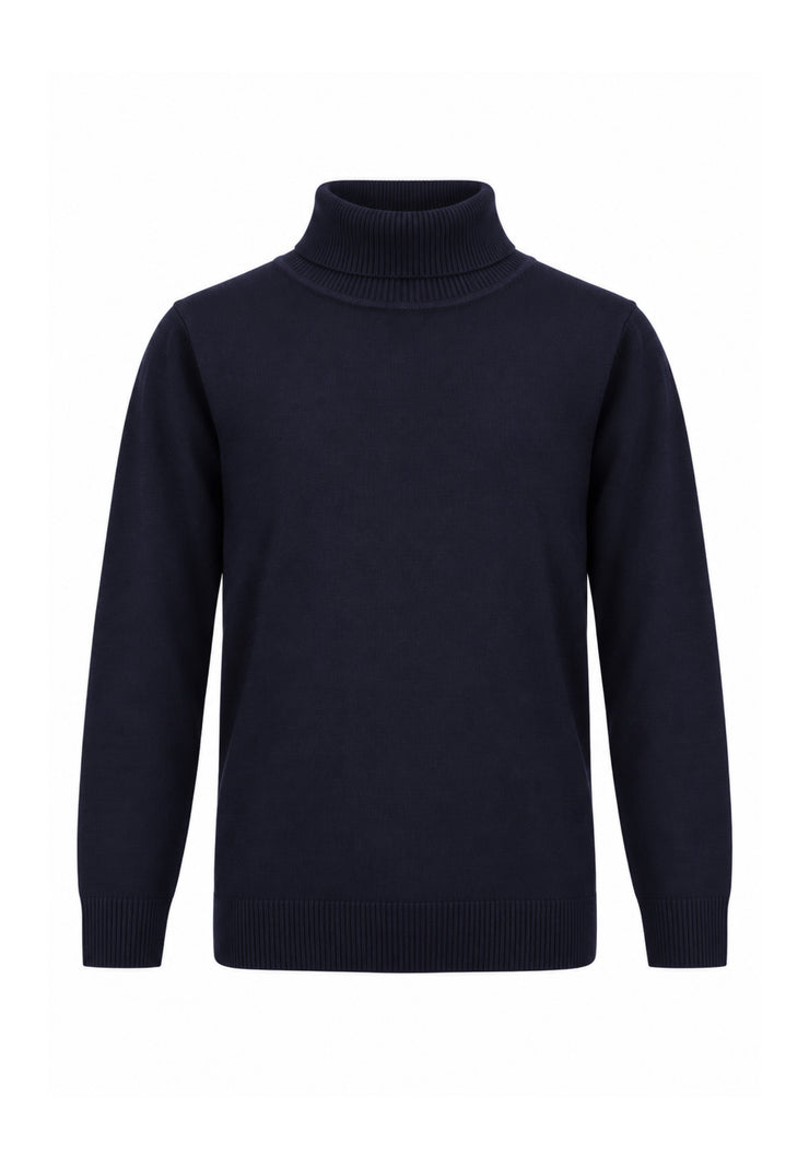 OVERD MAGLIONE BLU A COLLO ALTO Bambini e ragazzi OK101SMG.BLU_