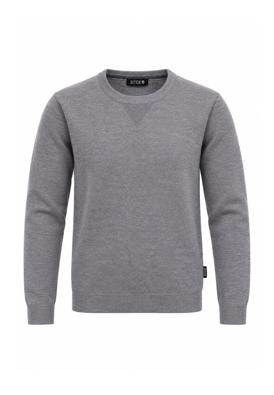 DATCH MAGLIONE GRIGIO A GIROCOLLO Bambini e ragazzi DTH2166.GRIG_