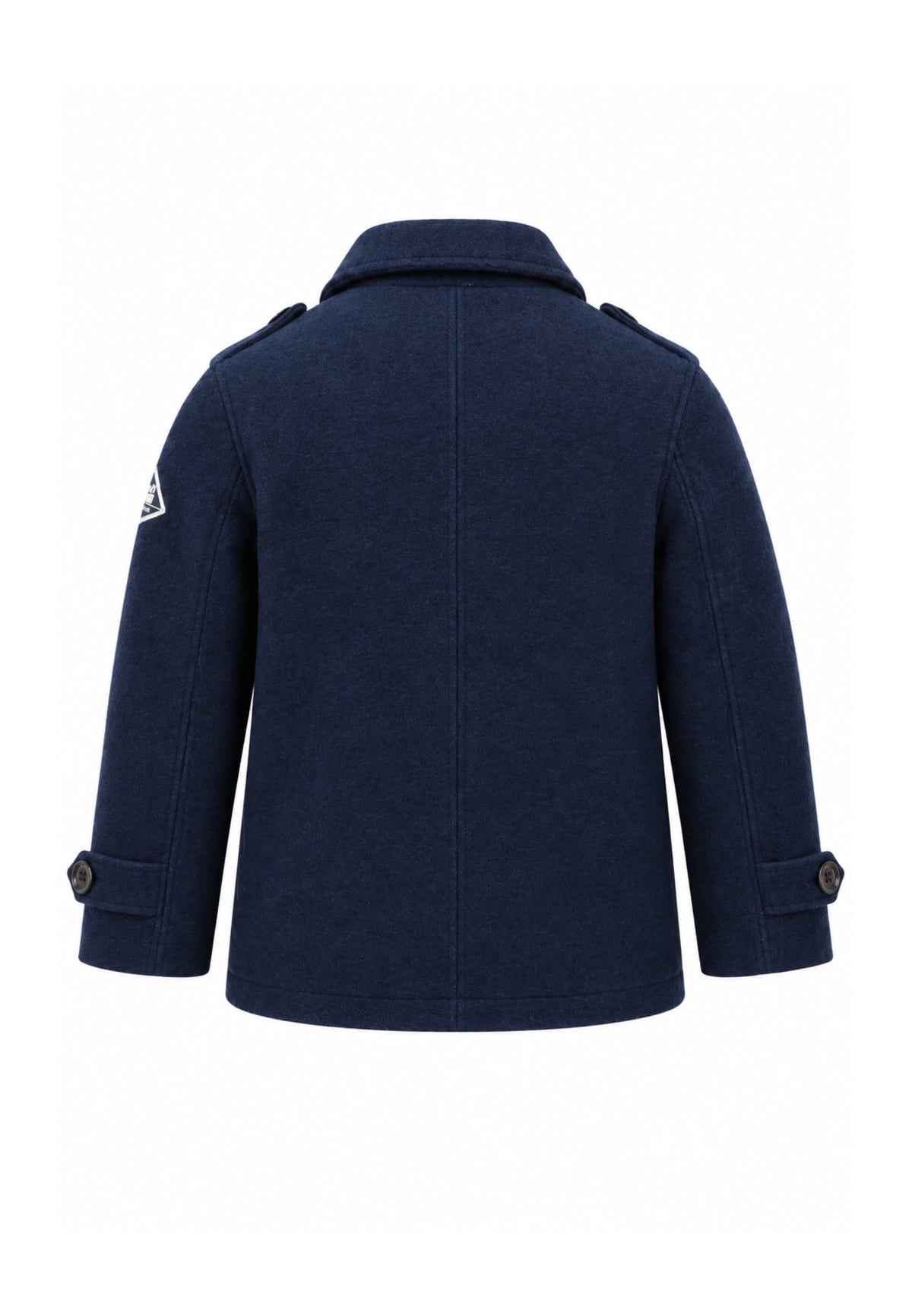 Roy Roger's cappotto blu con bottoni e colletto Bambini e ragazzi rx399/00.blu_