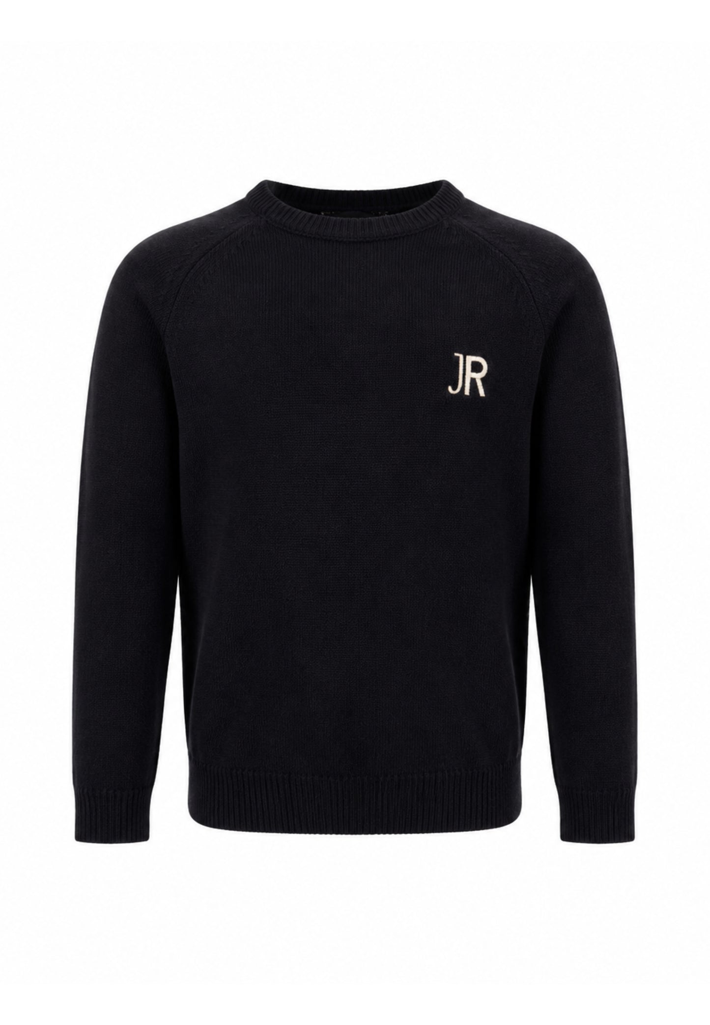 John Richmond maglia NERA CON LOGO JR BIANCO RICAMATO E STRISCE SUL RETRO Bambini e ragazzi rba26046ma.ne_