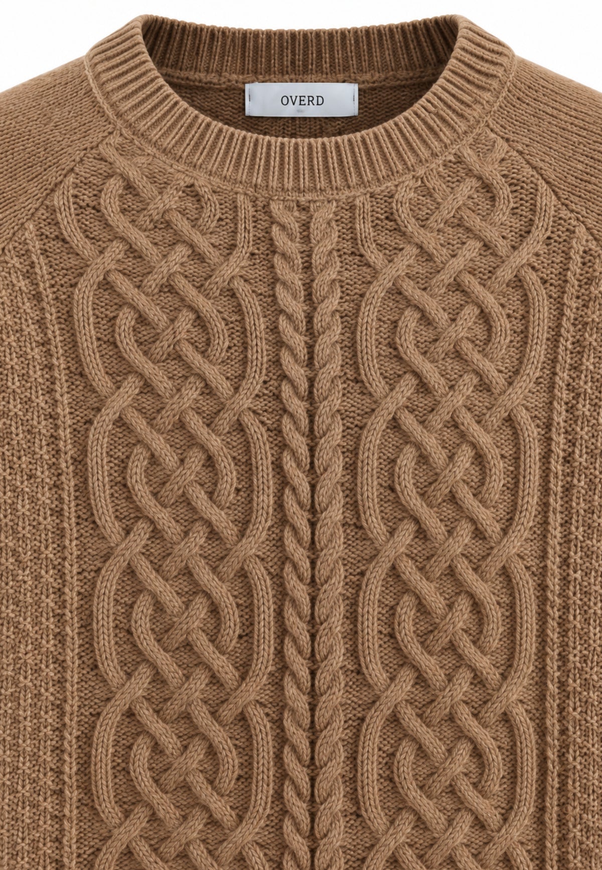 OVERD MAGLIONE CAMMELLO INTRECCIATO A GIROCOLLO Bambini e ragazzi OK1938SMG.CAMM_
