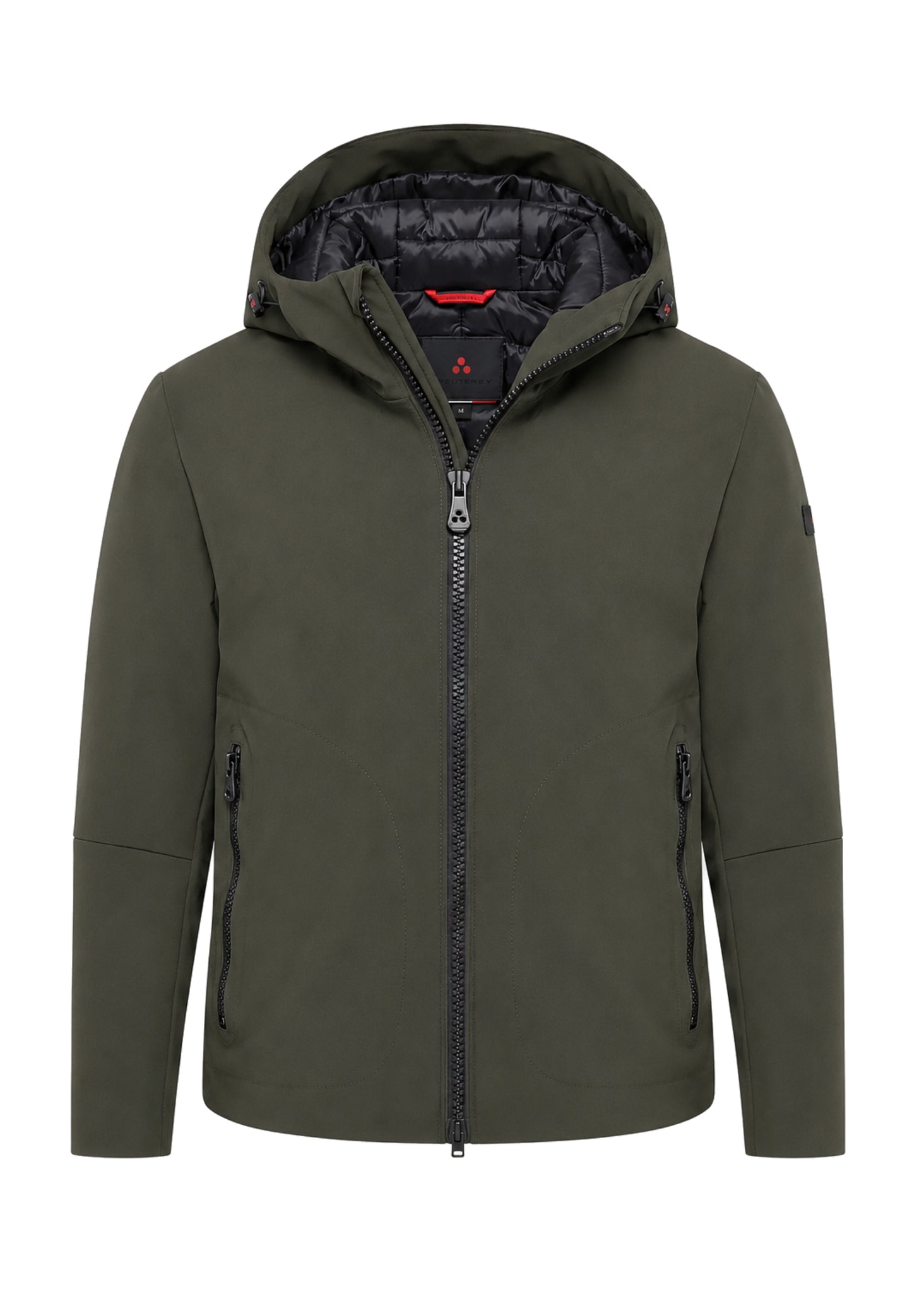 Peuterey GIUBBOTTO VERDE BOSCO  SOFT SHELL CON CAPPUCCIO Bambini e ragazzi LOGE SRTR GRS 04 KID.VER_