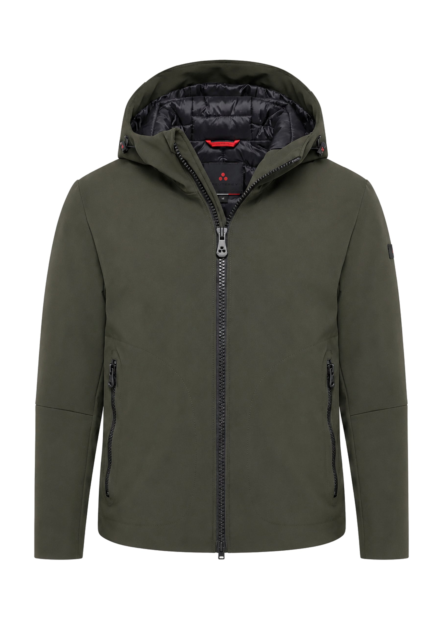 Peuterey GIUBBOTTO VERDE BOSCO SOFT SHELL CON CAPPUCCIO Bambini e ragazzi LOGE SRTR GRS 04 KID.VER_