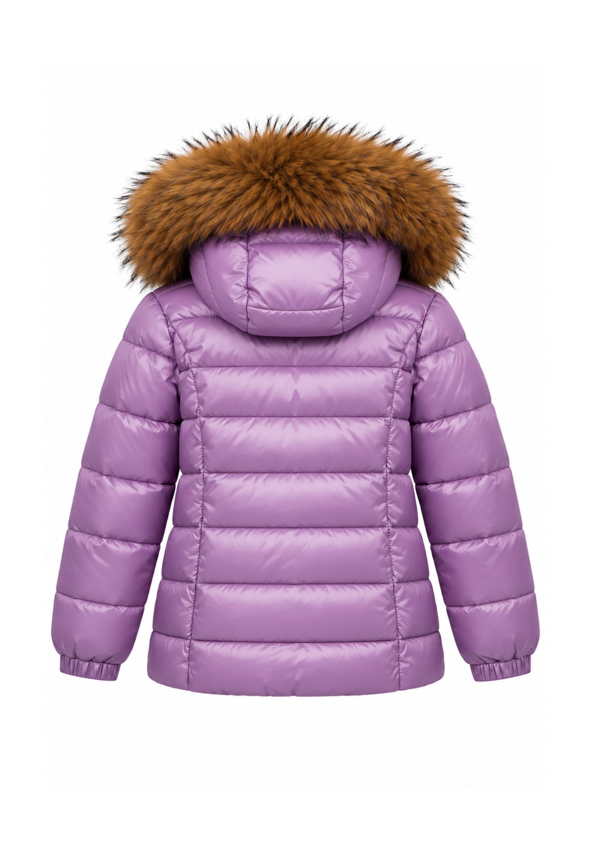 REFRIGIWEAR PIUMINO CON PELLICCIA E LOGO SUL BRACCIO Bambine e ragazze RG2606CW26_