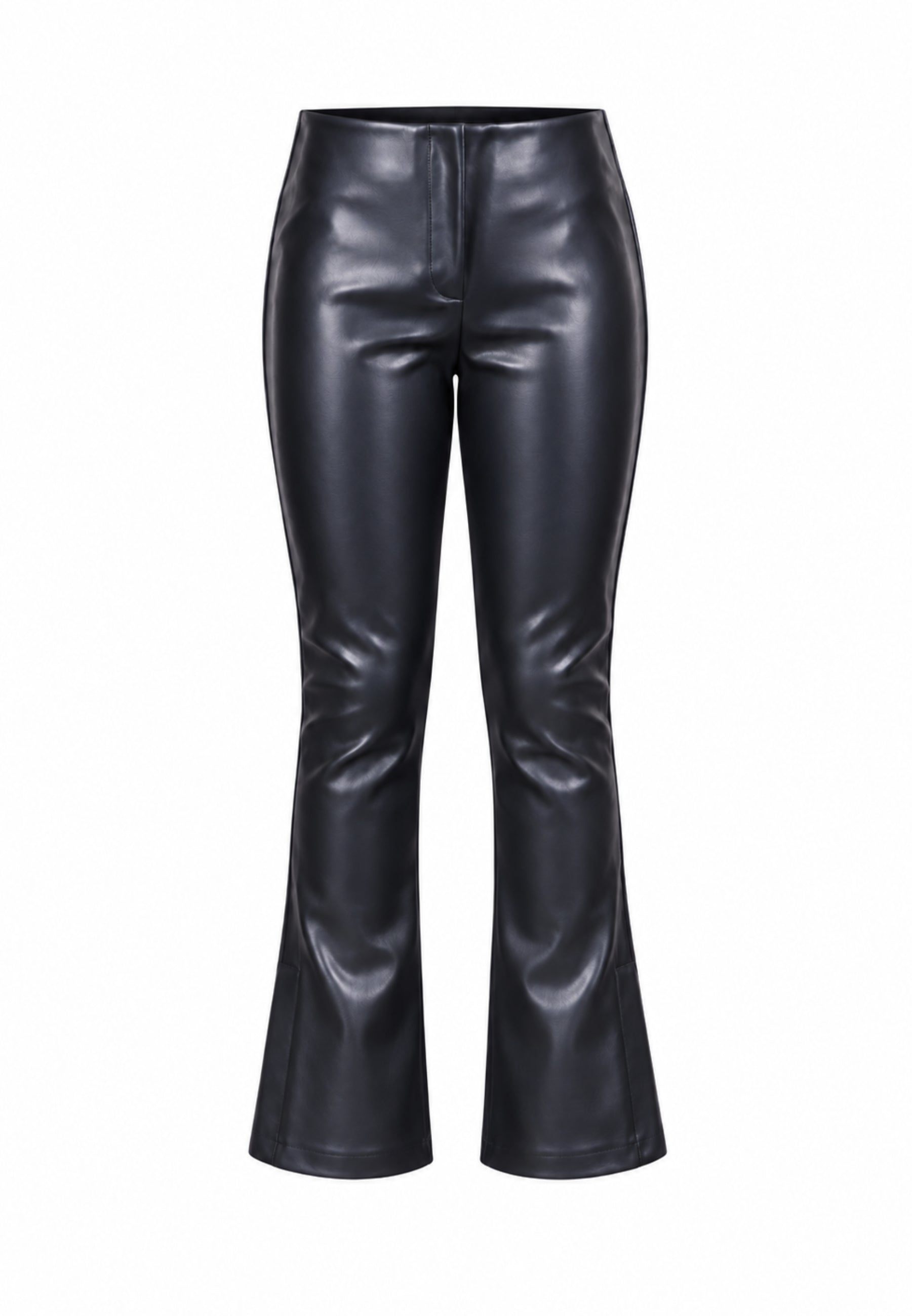 John Richmond leggings NERI A ZAMPA EFFETTO PELLE Bambine e ragazze rga26046le.ne_