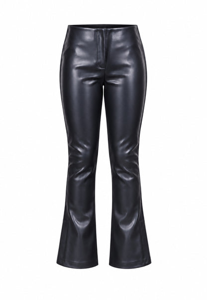 John Richmond leggings NERI A ZAMPA EFFETTO PELLE Bambine e ragazze rga26046le.ne_