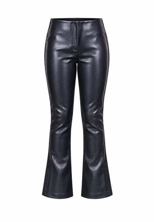 John Richmond leggings NERI A ZAMPA EFFETTO PELLE Bambine e ragazze rga26046le.ne_