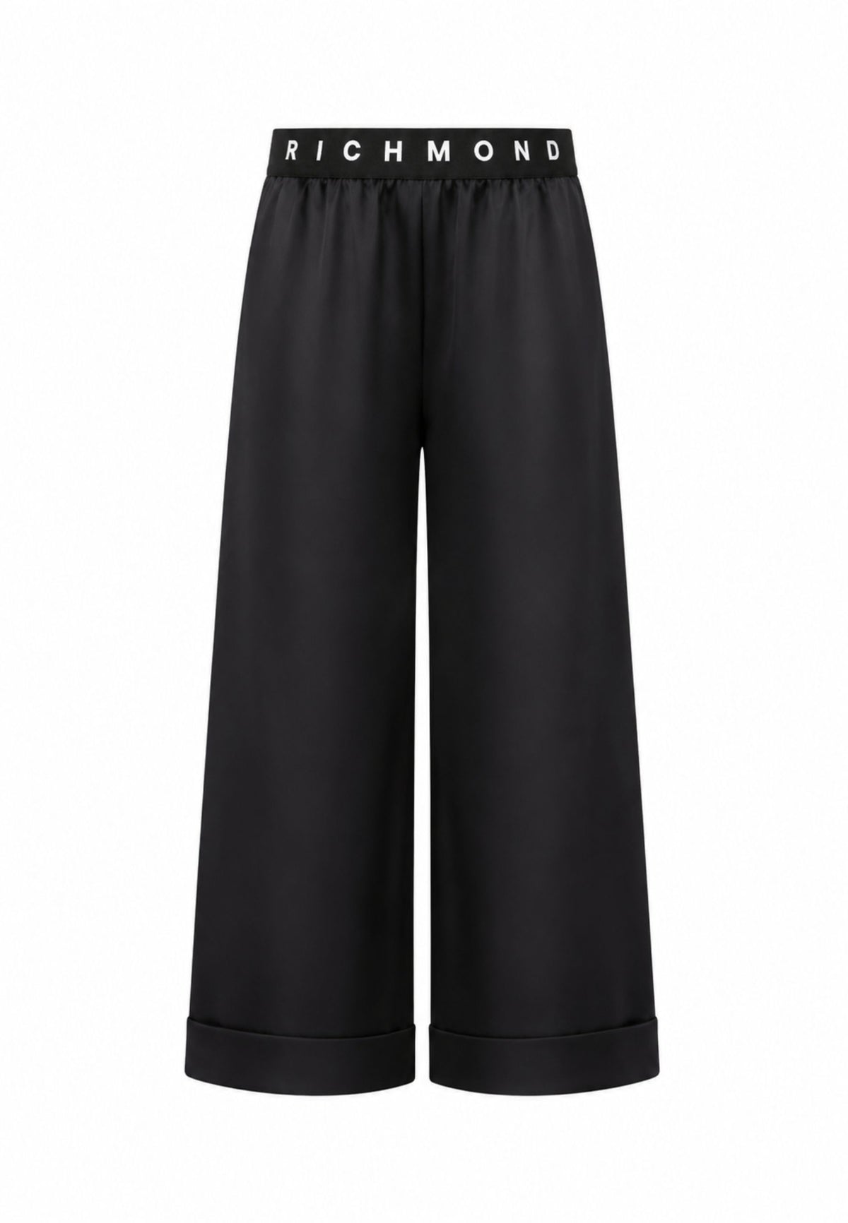 John Richmond pantalone NERO PALAZZO CON ELASTICO IN VITA Bambine e ragazze rga26055pa.ne_