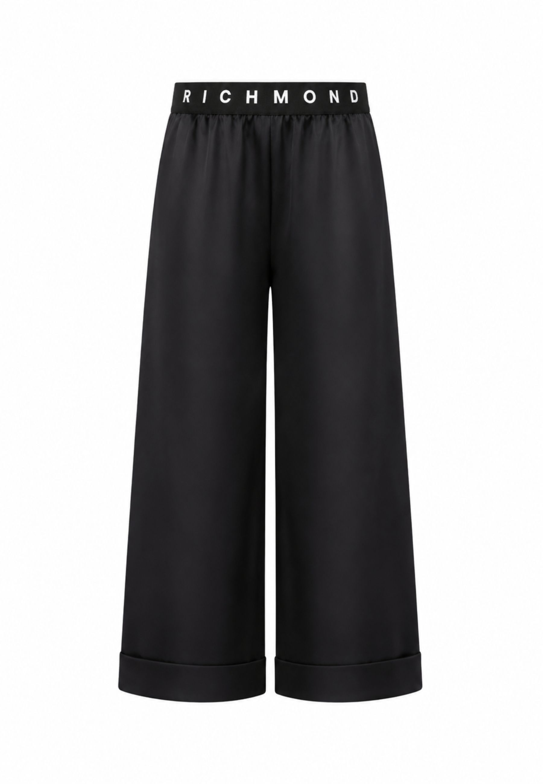 John Richmond pantalone NERO PALAZZO CON ELASTICO IN VITA Bambine e ragazze rga26055pa.ne_