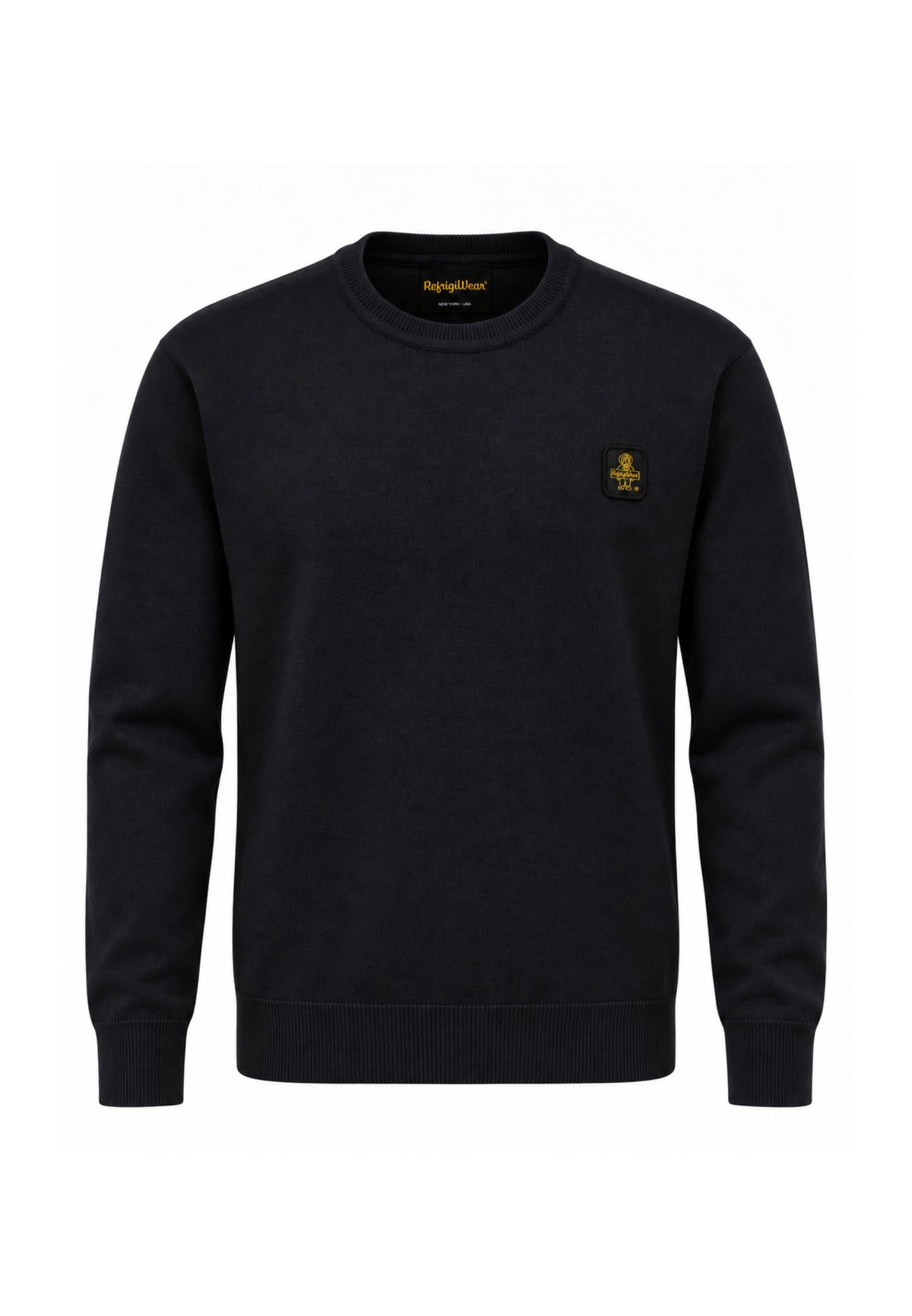 REFRIGIWEAR MAGLIA GIROCOLLO SLIM FIT CON LOGO PATCH Bambini e ragazzi R2101MW26_
