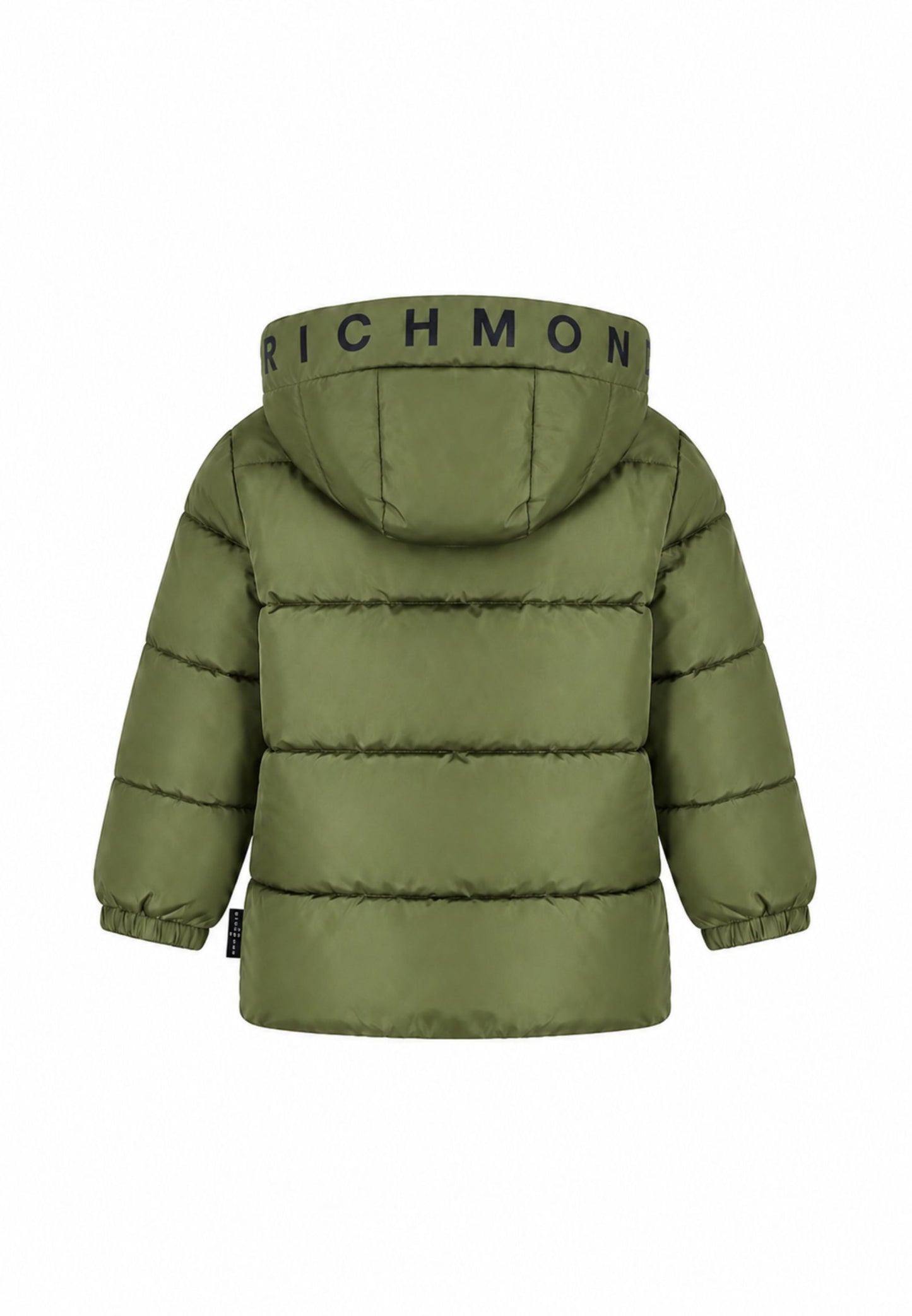 John Richmond giubbotto VERDE CON CAPPUCCIO E INTERNO NERO Bambini e ragazzi ria26007pi.ver_