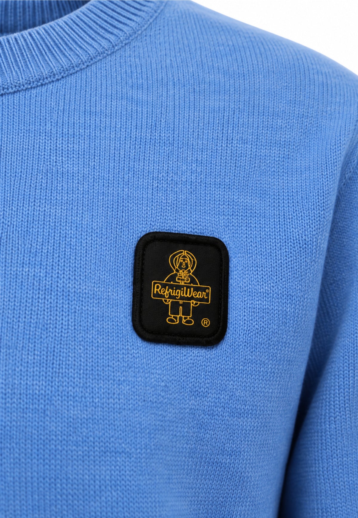 REFRIGIWEAR MAGLIA GIROCOLLO SLIM FIT CON LOGO PATCH Bambini e ragazzi R2101MW26_