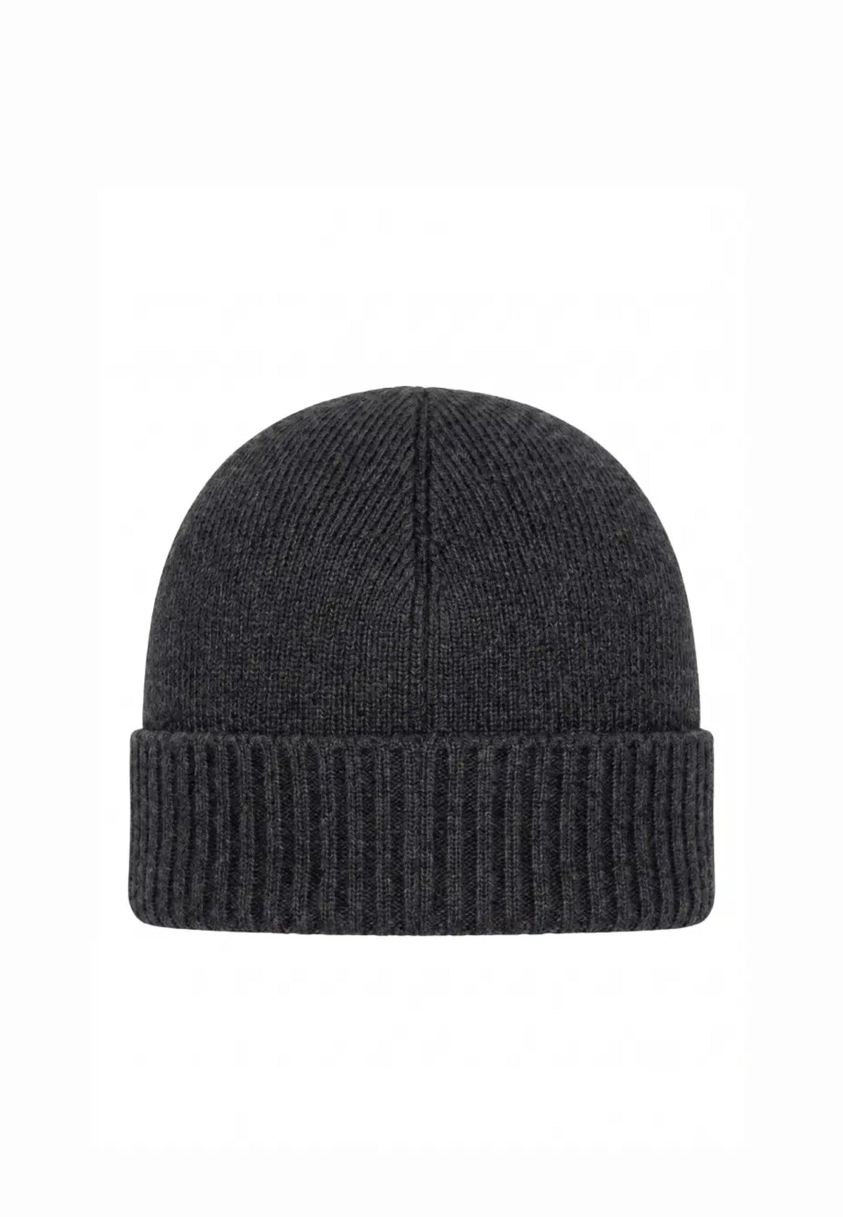 Peuterey CAPPELLO GRIGIO SCURO IN LANA RASATA LOGO CENTRALE Bambini e ragazzi SILLI 03 KID.GRIGSCU_