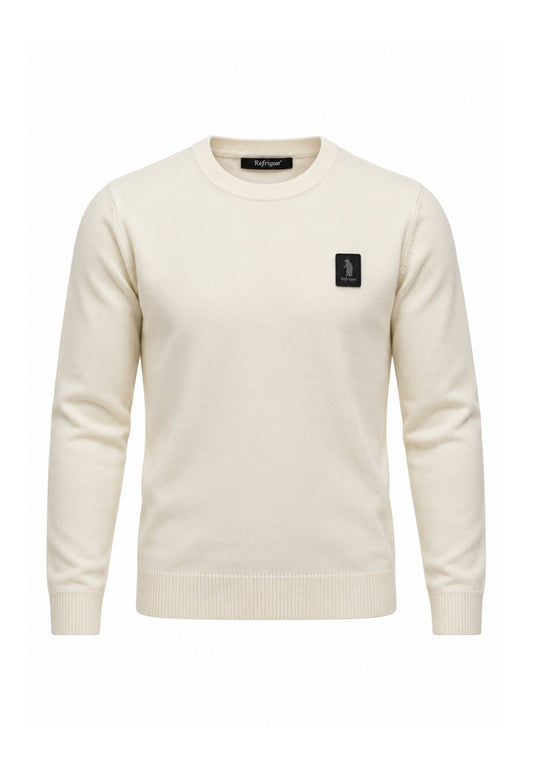 Refrigue MAGLIONE PANNA GIROCOLLO CON MINI LOGO Bambini e ragazzi 2831W00079.PANNA_