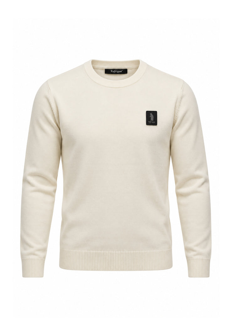 Refrigue MAGLIONE PANNA GIROCOLLO CON MINI LOGO Bambini e ragazzi 2831W00079.PANNA_