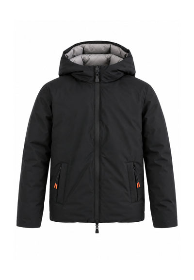 SUNS GIUBBOTTO NERO E GRIGIO REVERSIBILE Bambini e ragazzi GBS7311U.NE_