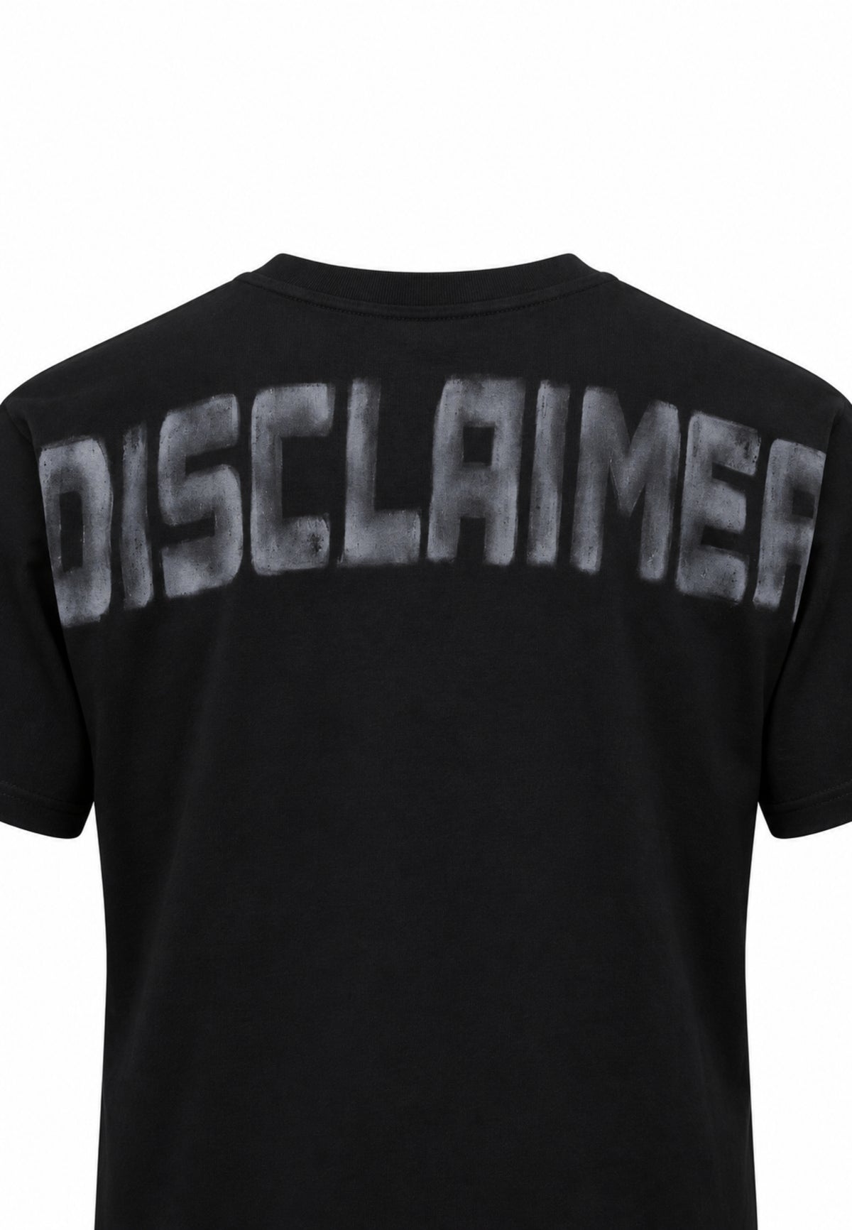 Disclaimer T SHIRT NERA A MEZZE MANICHE LOGO MAXI RETRO Bambini e ragazzi 26IDK59102.NE_
