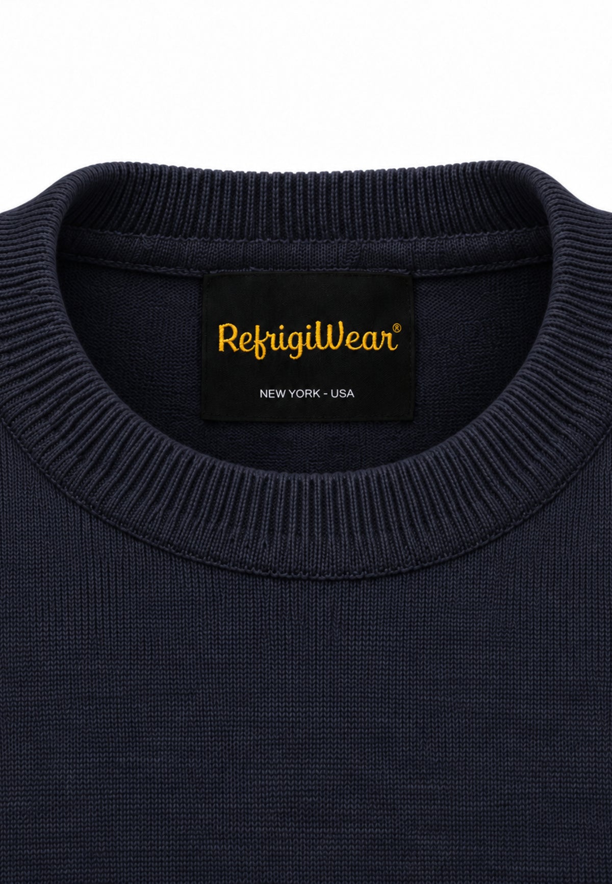 REFRIGIWEAR MAGLIA GIROCOLLO SLIM FIT CON LOGO PATCH Bambini e ragazzi R2101MW26_