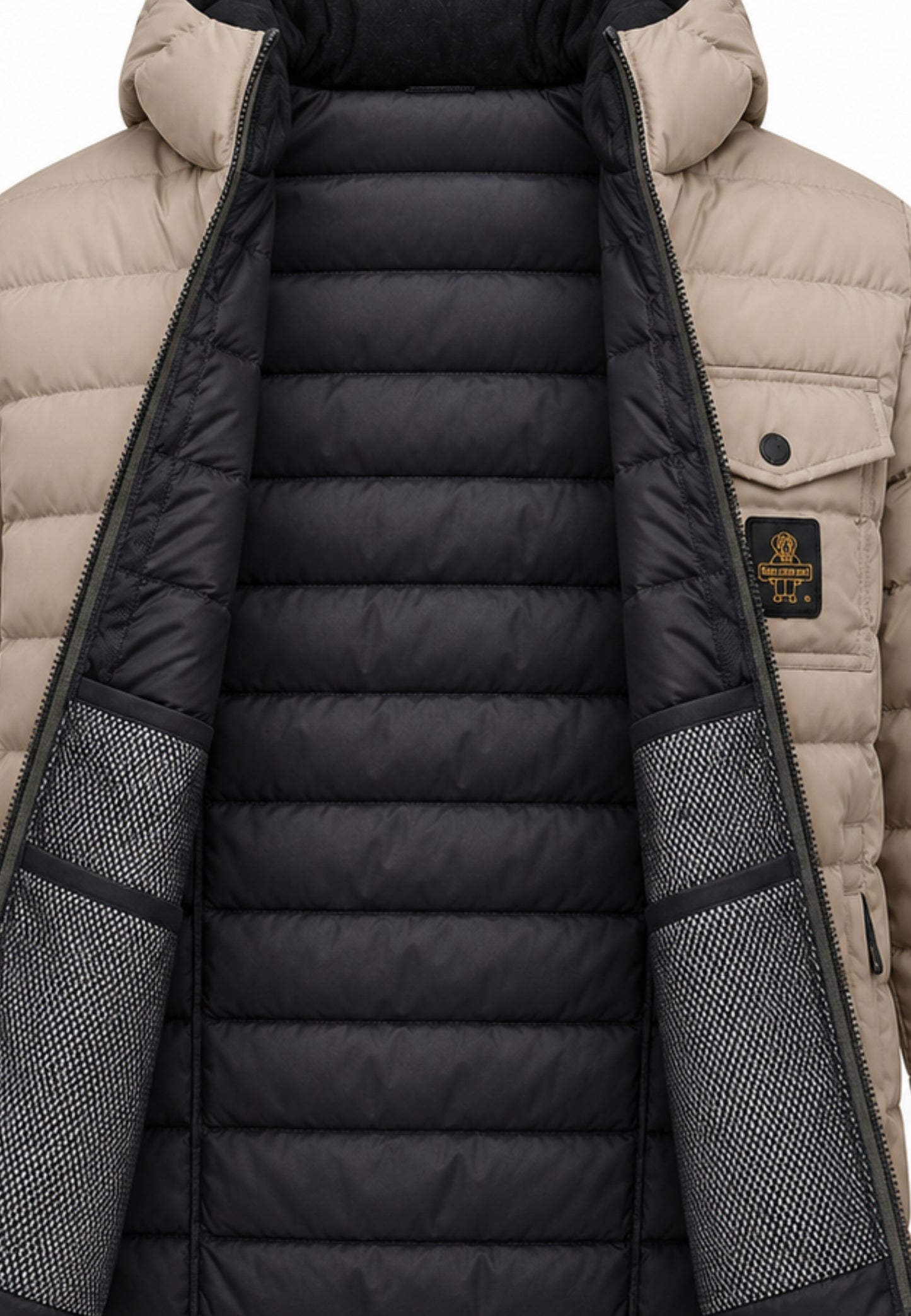 REFRIGIWEAR GIUBBOTTO BEIGE TRAPUNTATO LEGGERO Uomo HUNTER JACKET.BEIGE_
