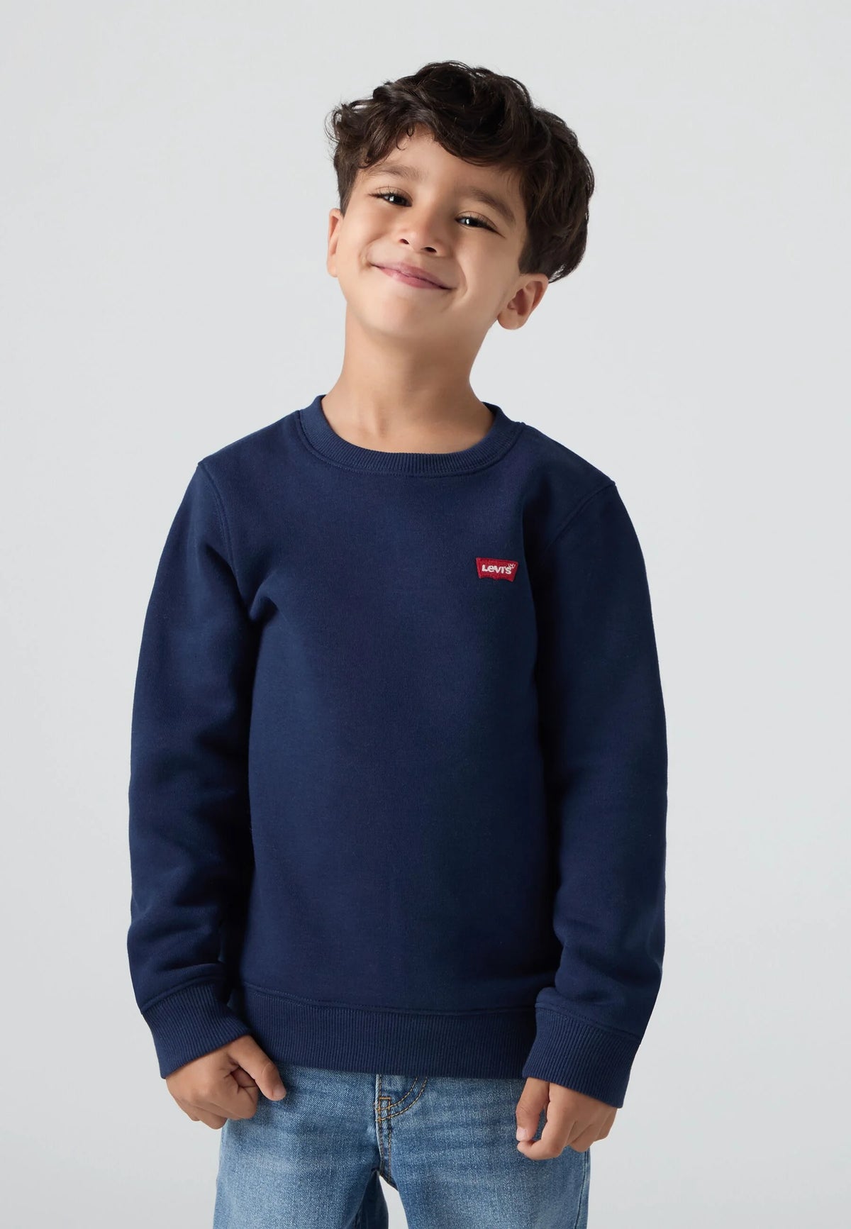 Levi's TUTA BLU GIROCOLLO IN FELPA CALDA FELPATA Bambini e ragazzi 9EE331-C8D.BLU_