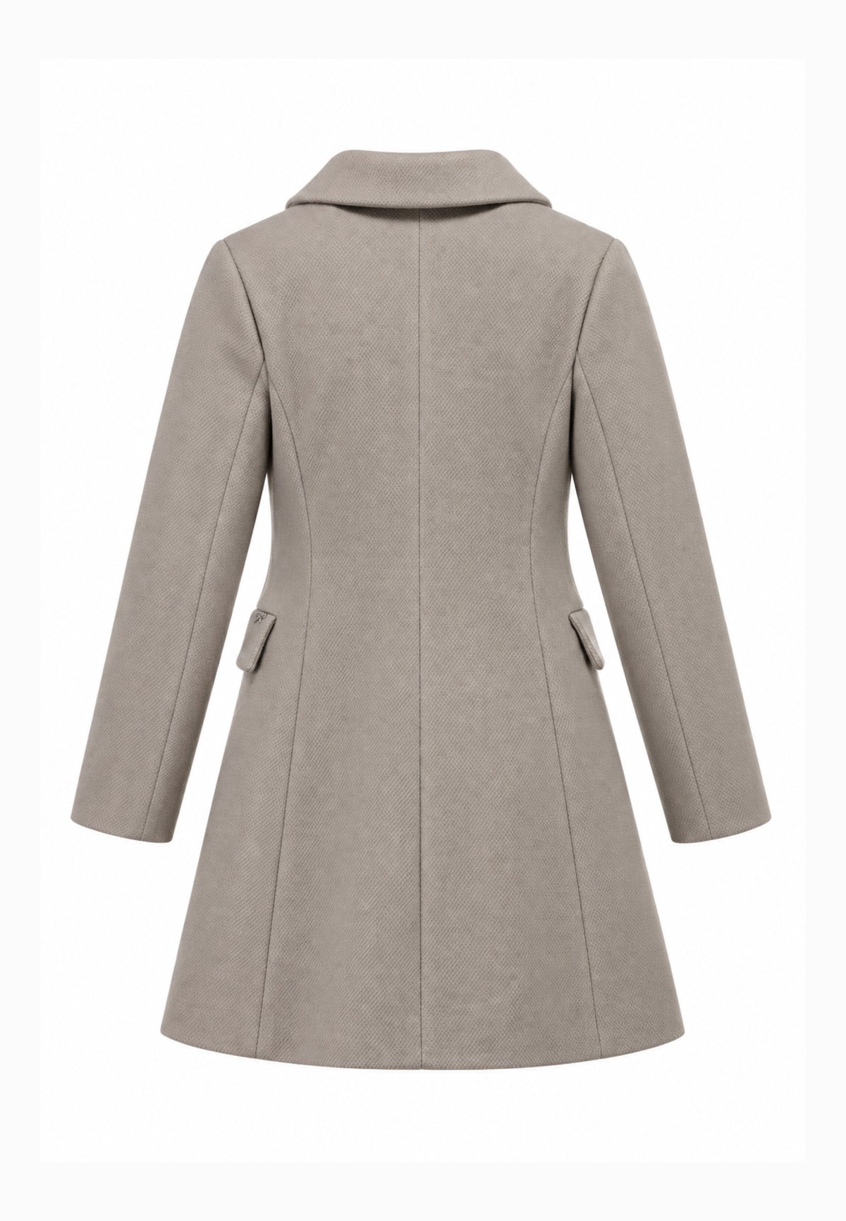Kocca cappotto beige con colletto e linea svasata Bambine e ragazze walter.beige_