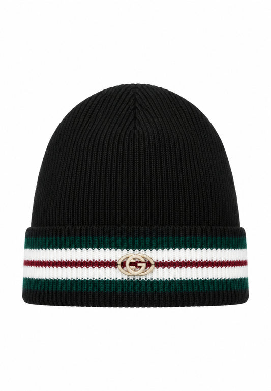 Gabriella Gucci SET CAPPELLO E SCIARPA IN MAGLIA CON STRISCE Bambine e ragazze GK306+308.NE_