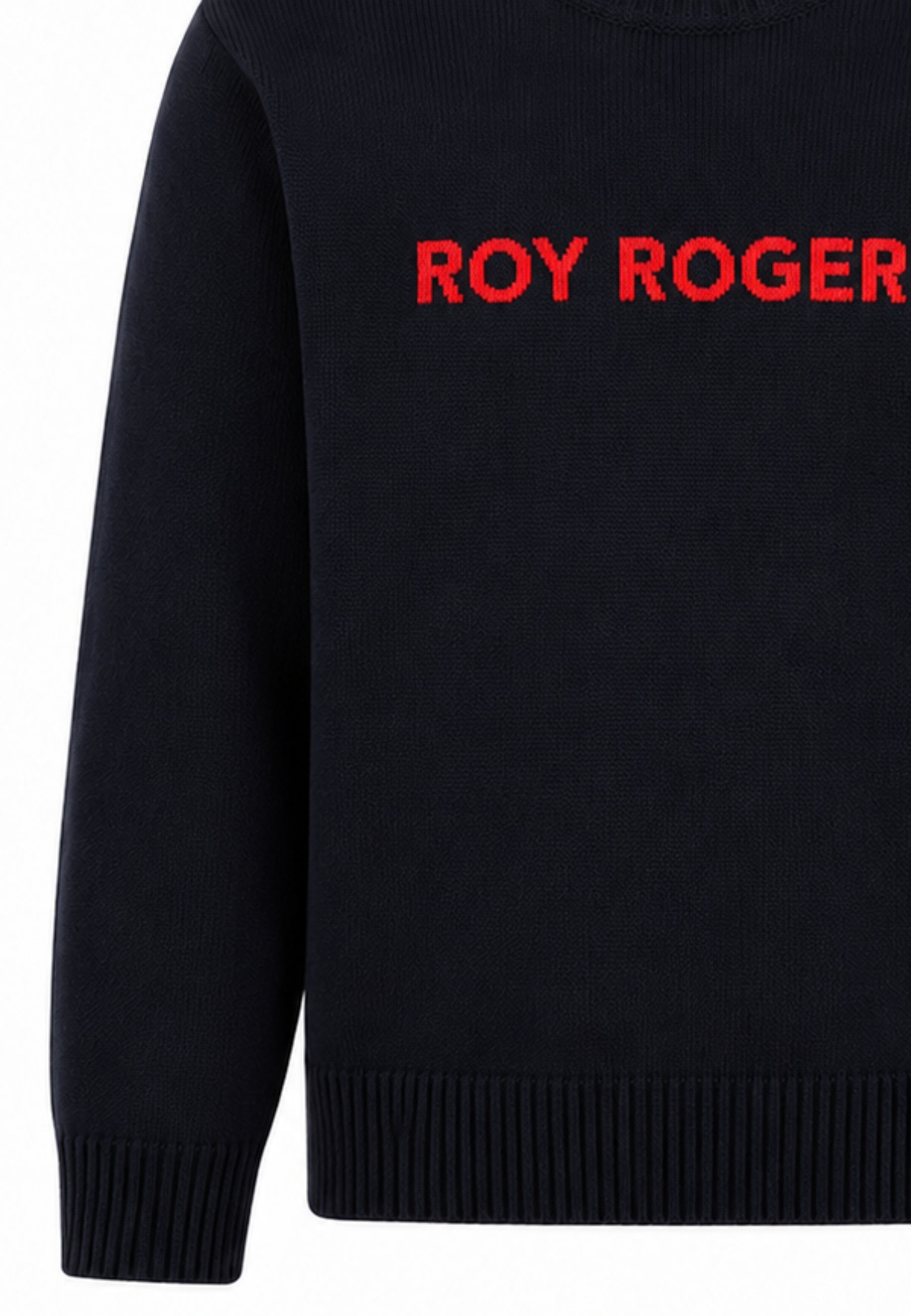 Roy Roger's maglia BLU CON LOGO CENTRALE RICAAMTO Bambini e ragazzi rh116/00.blu_