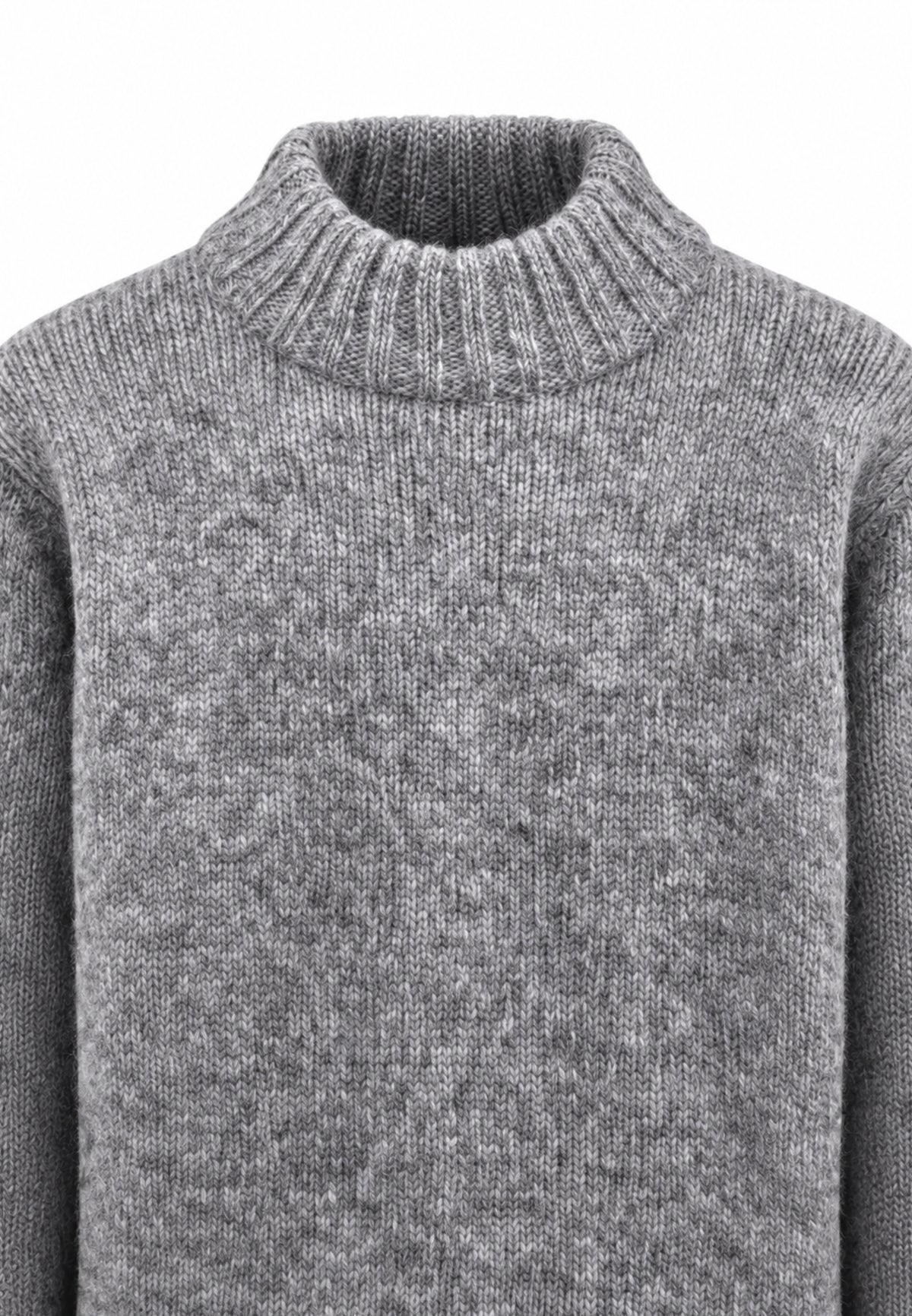 OVERD MAGLIONE LUPETTO GRIGIO MELANGE Bambini e ragazzi OK1944SMG.GRIG_