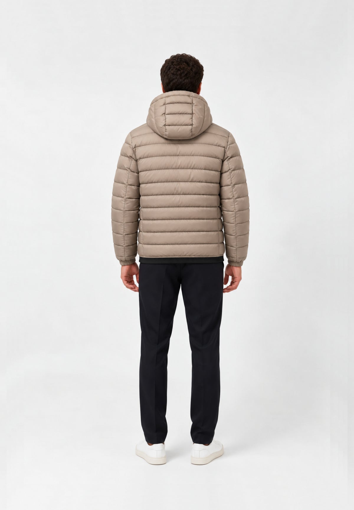 REFRIGIWEAR GIUBBOTTO BEIGE TRAPUNTATO CON CAPPUCCIO Uomo JOSH JACKET.BEIGE_