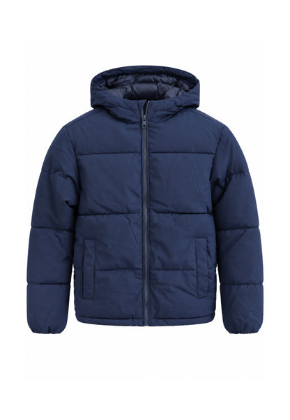 Jack & Jones giubbotto BLU con cappuccio TRAPUNTATO Bambini e ragazzi 12303956.blu_
