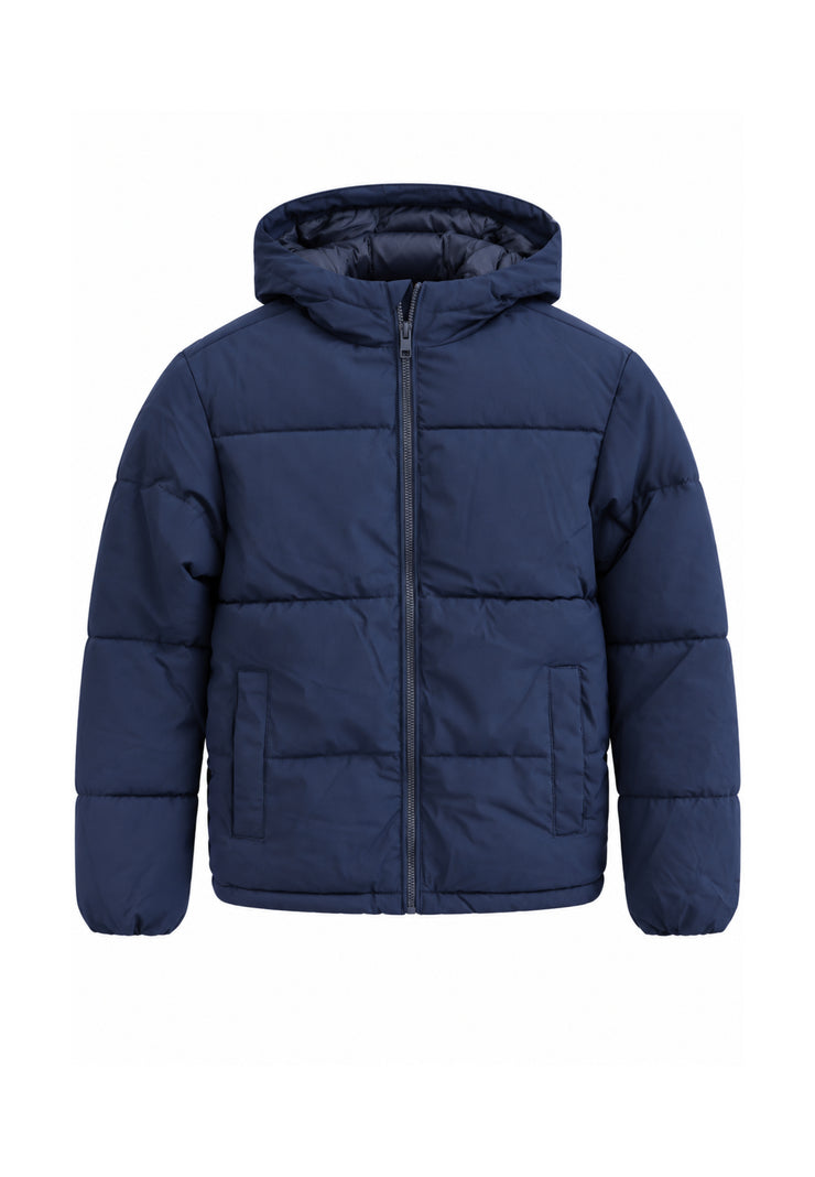 Jack & Jones giubbotto BLU con cappuccio TRAPUNTATO Bambini e ragazzi 12303956.blu_