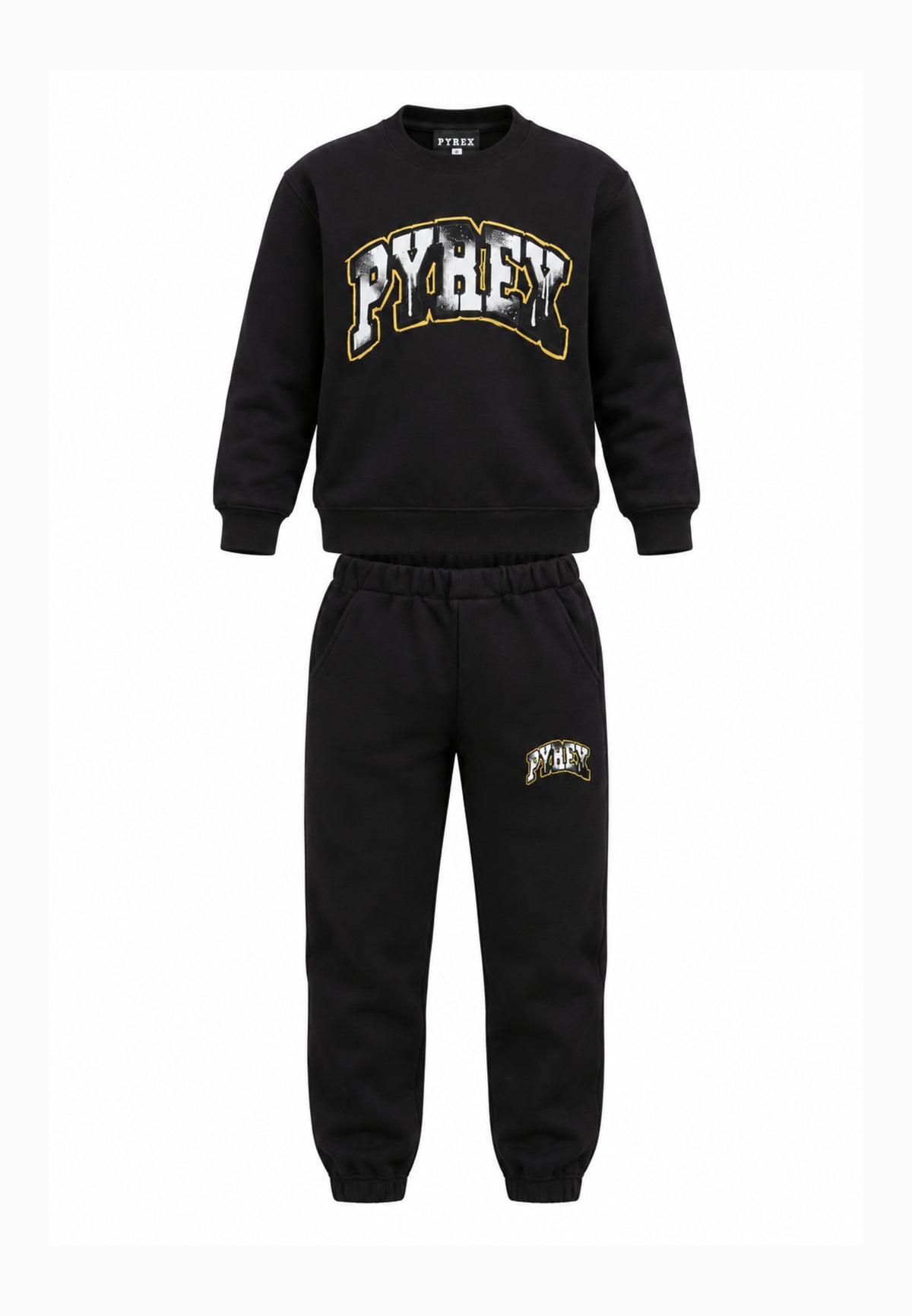 Pyrex TUTA NERA CON LOGO CENTRALE Bambini e ragazzi 26IPK46215.NE_