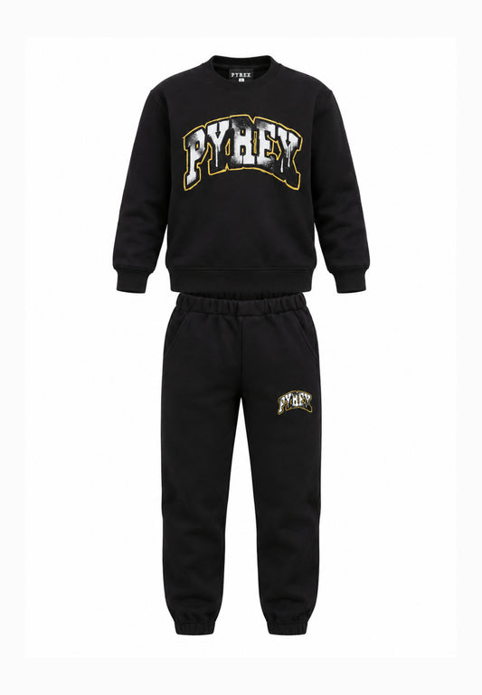 Pyrex TUTA NERA CON LOGO CENTRALE Bambini e ragazzi 26IPK46215.NE_