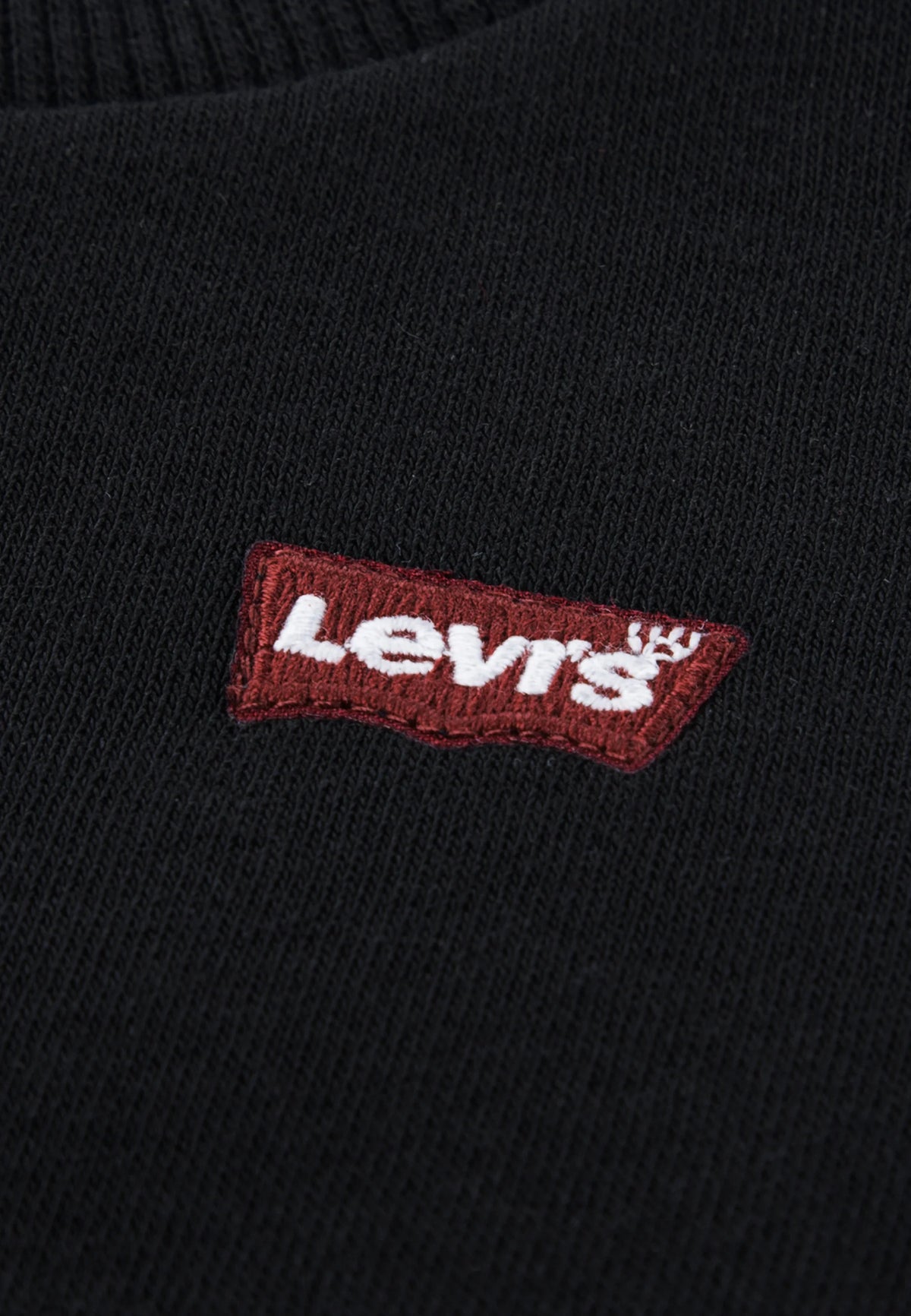 Levi's TUTA NERA GIROCOLLO IN FELPA CALDA FELPATA Bambini e ragazzi 9EP012-G52.NE_