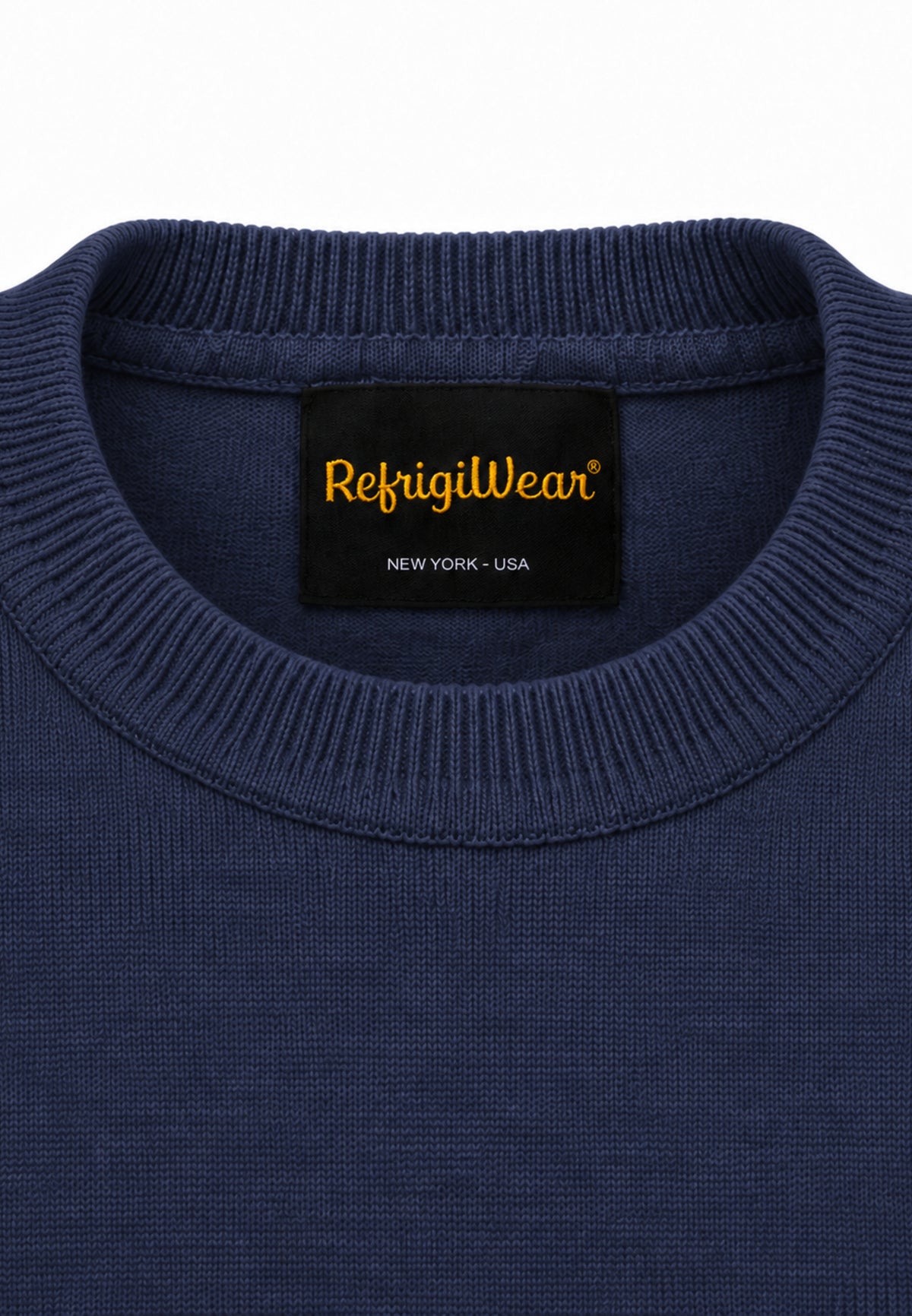 REFRIGIWEAR MAGLIA GIROCOLLO SLIM FIT CON LOGO PATCH Bambini e ragazzi R2101MW26_