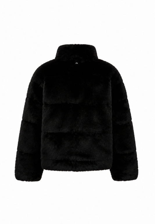 John Richmond PELLICCIA NERA A COLLO ALTO Bambine e ragazze rga26097pl.ne_