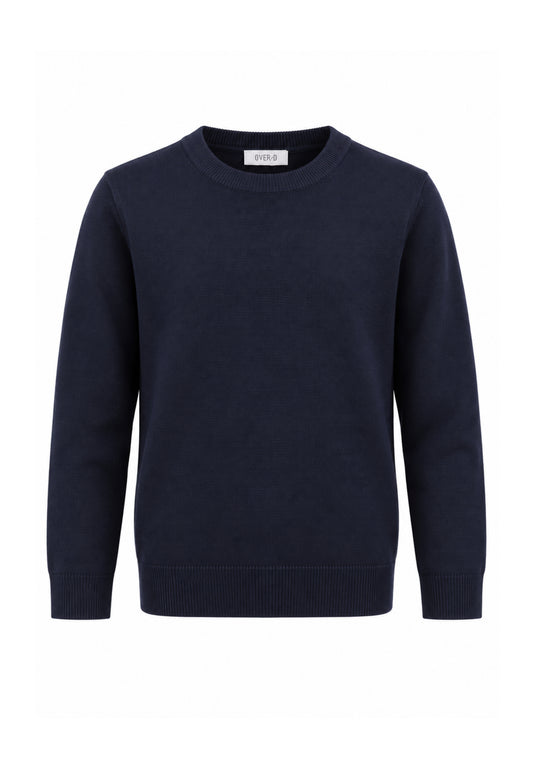 OVERD MAGLIONE BLU IN LANA RASATA Bambini e ragazzi OK105SMG.BLU_