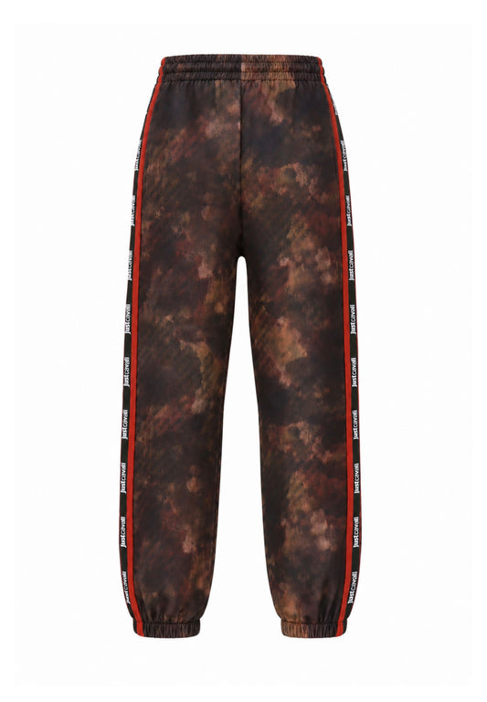 JUST CAVALLI pantalone DA TUTA A fantasia CON BANDE LATERALI Bambine e ragazze jba26044pa.fan_