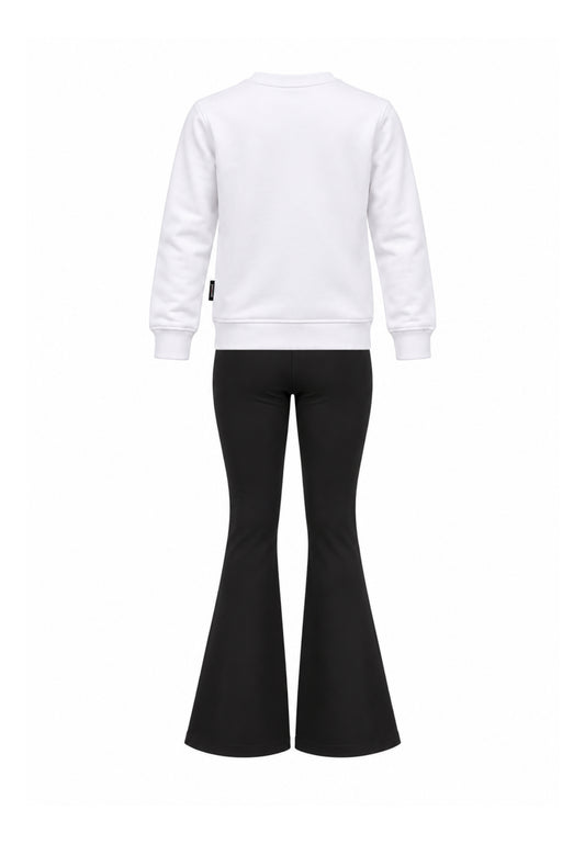 JUST CAVALLI completo bianco con felpa e leggings Bambine e ragazze jba26158fe.bia_