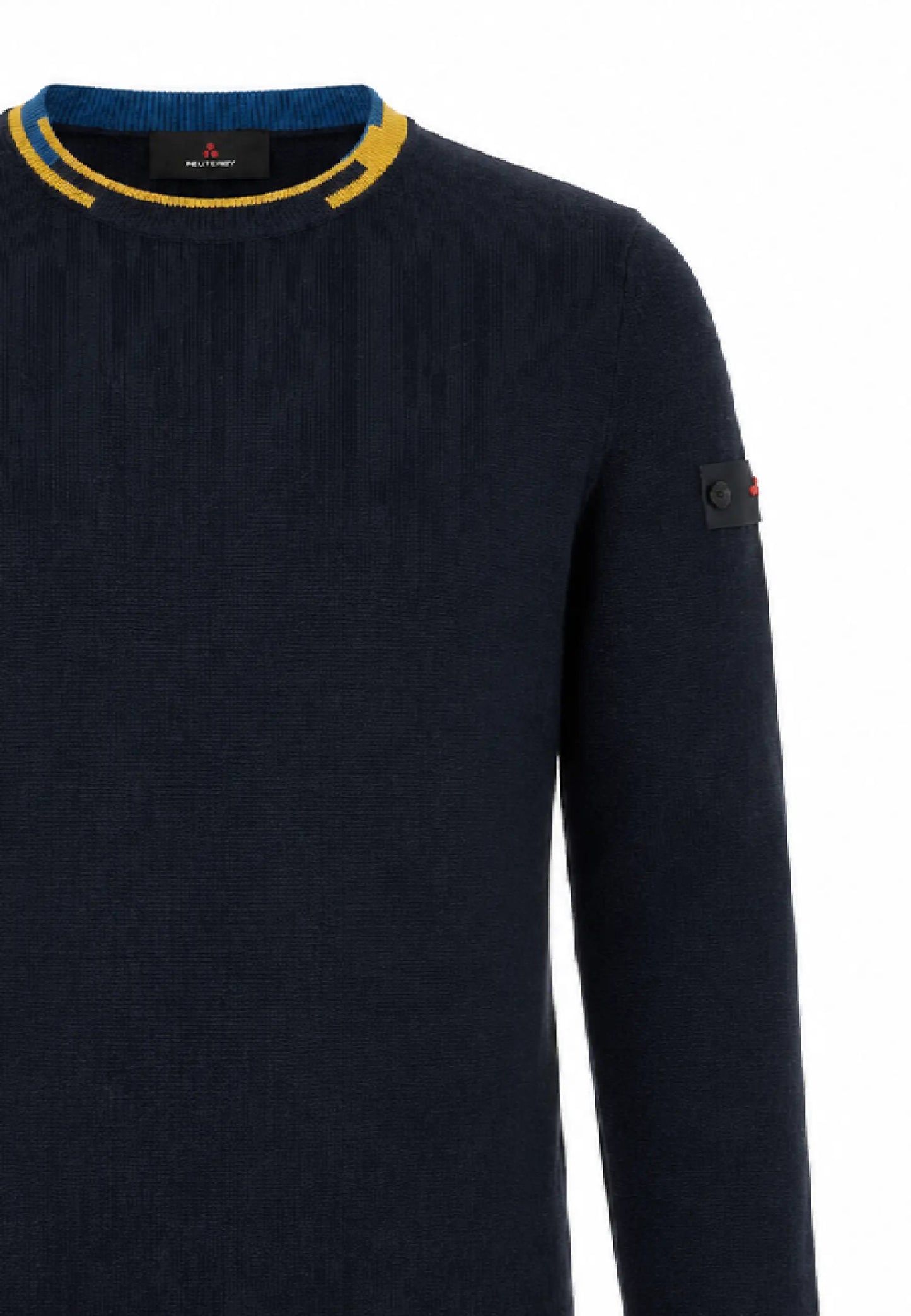 Peuterey MAGLIONE BLU N LANA RASATA GIROCOLLO MULTICOLOR Bambini e ragazzi MARLON01KID.BLU_