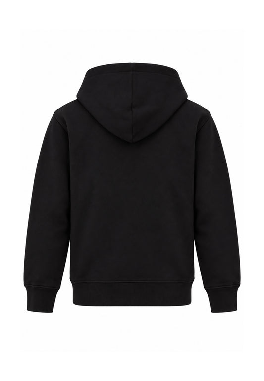 Diesel FELPA NERA CON CAPPUCCIO E LOGO EFFETTO 3D Bambini e ragazzi SVELLYHOOD.NE_