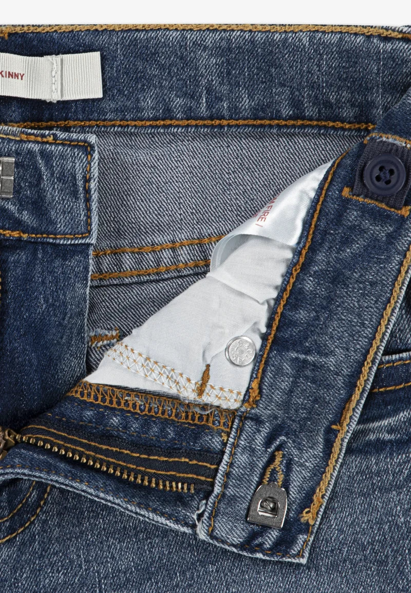 Levi's JEANS BLU DENIM CINQUE TASCHE 510N SKINNY STRETCH Bambini e ragazzi BURBANK.BLU_