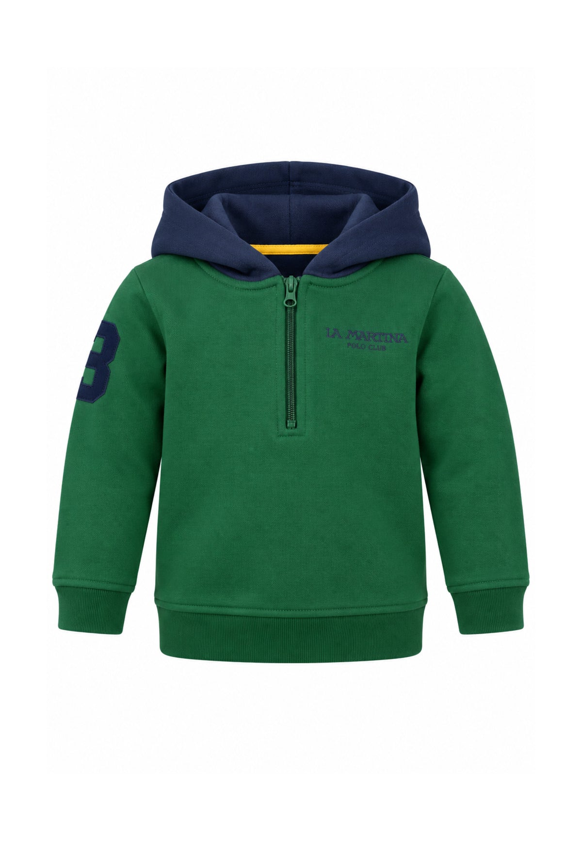 LA MARTINA completo VERDE CON FELPA CAPPUCCIO Bambini e ragazzi MAB0086.VER_