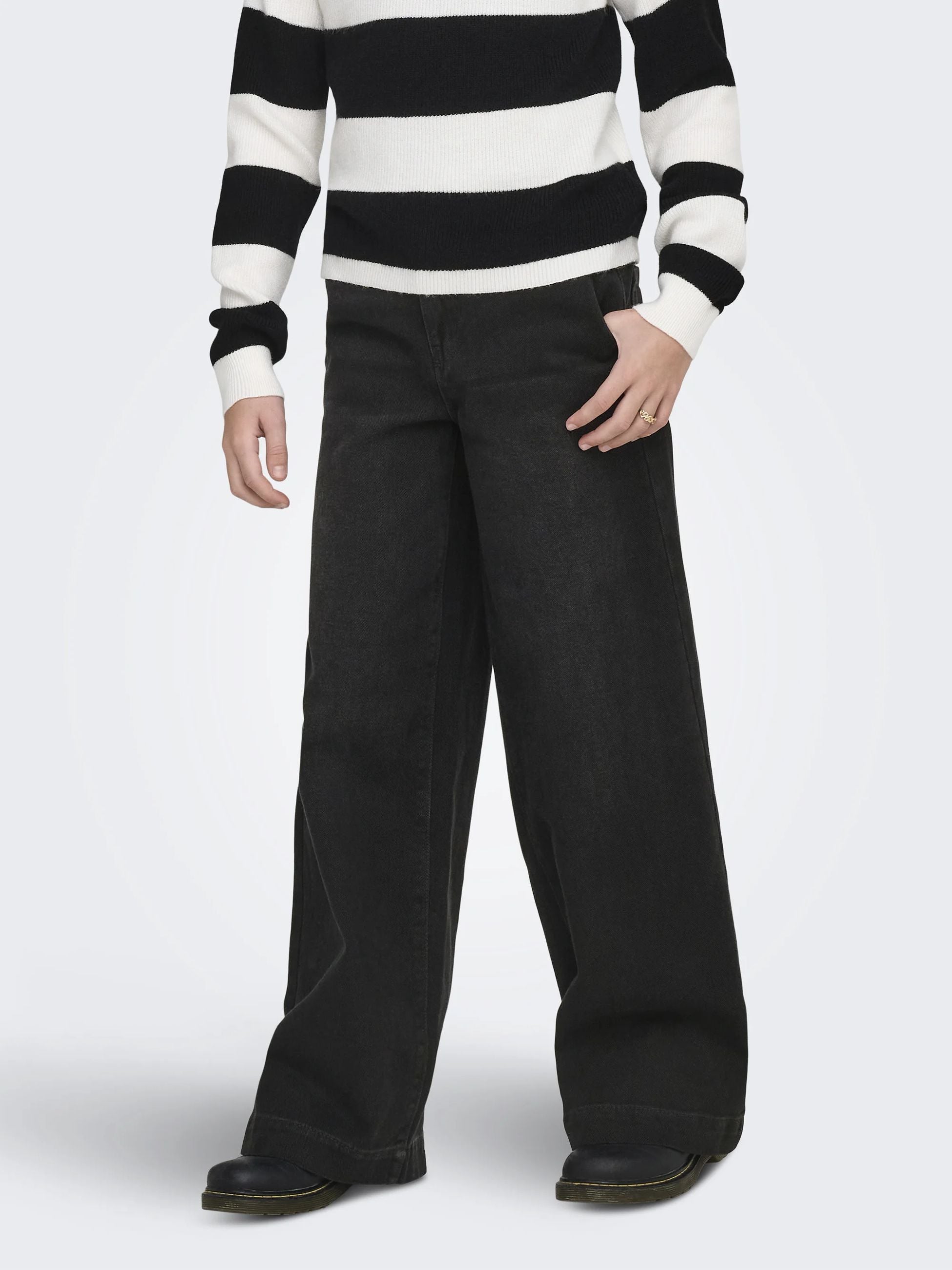 ONLY KIDS only kids jeans nero largo a palazzo bambina 15264770_ Bambine e ragazze 15264770_