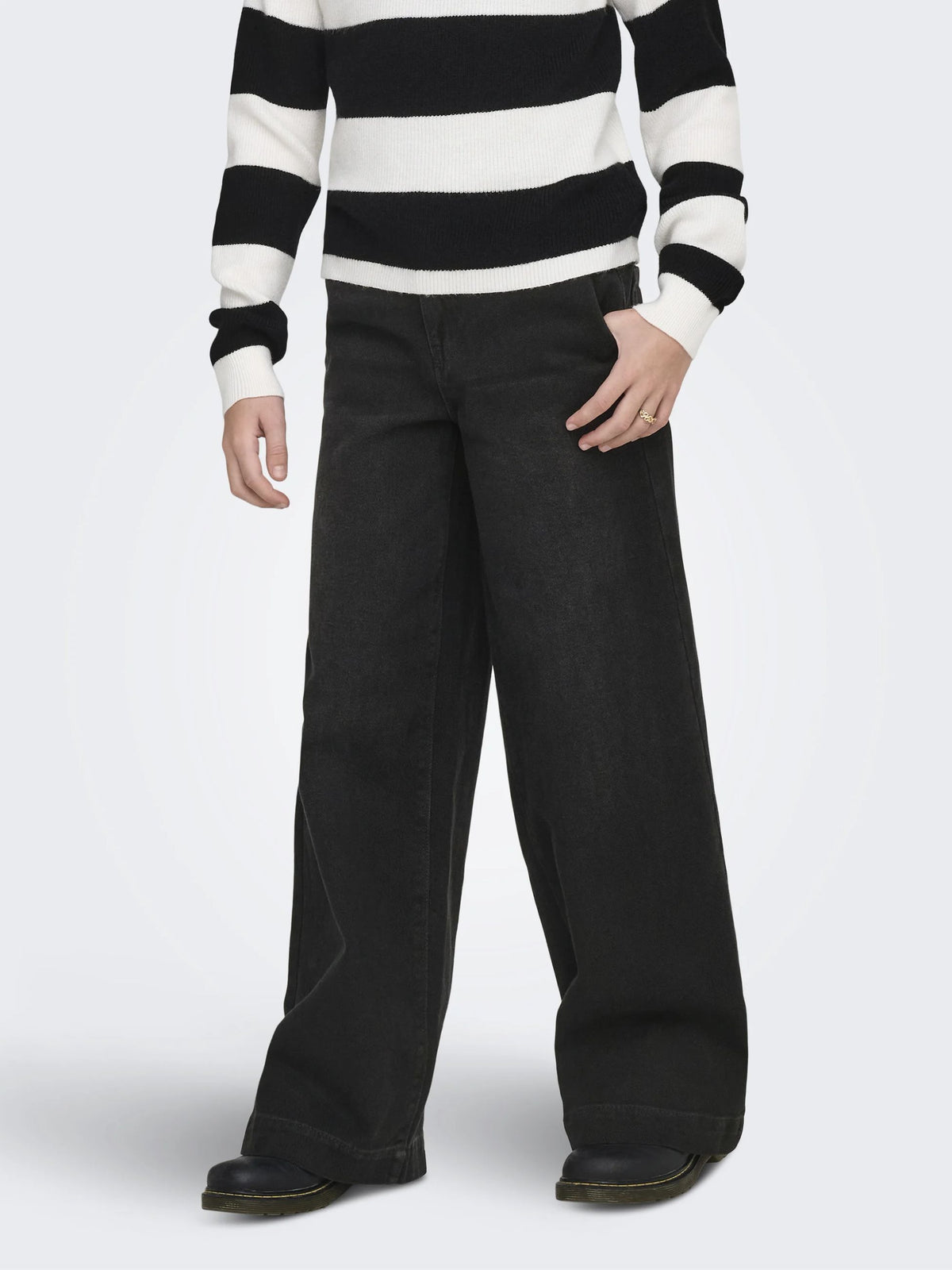 ONLY KIDS only kids jeans nero largo a palazzo bambina 15264770_ Bambine e ragazze 15264770_