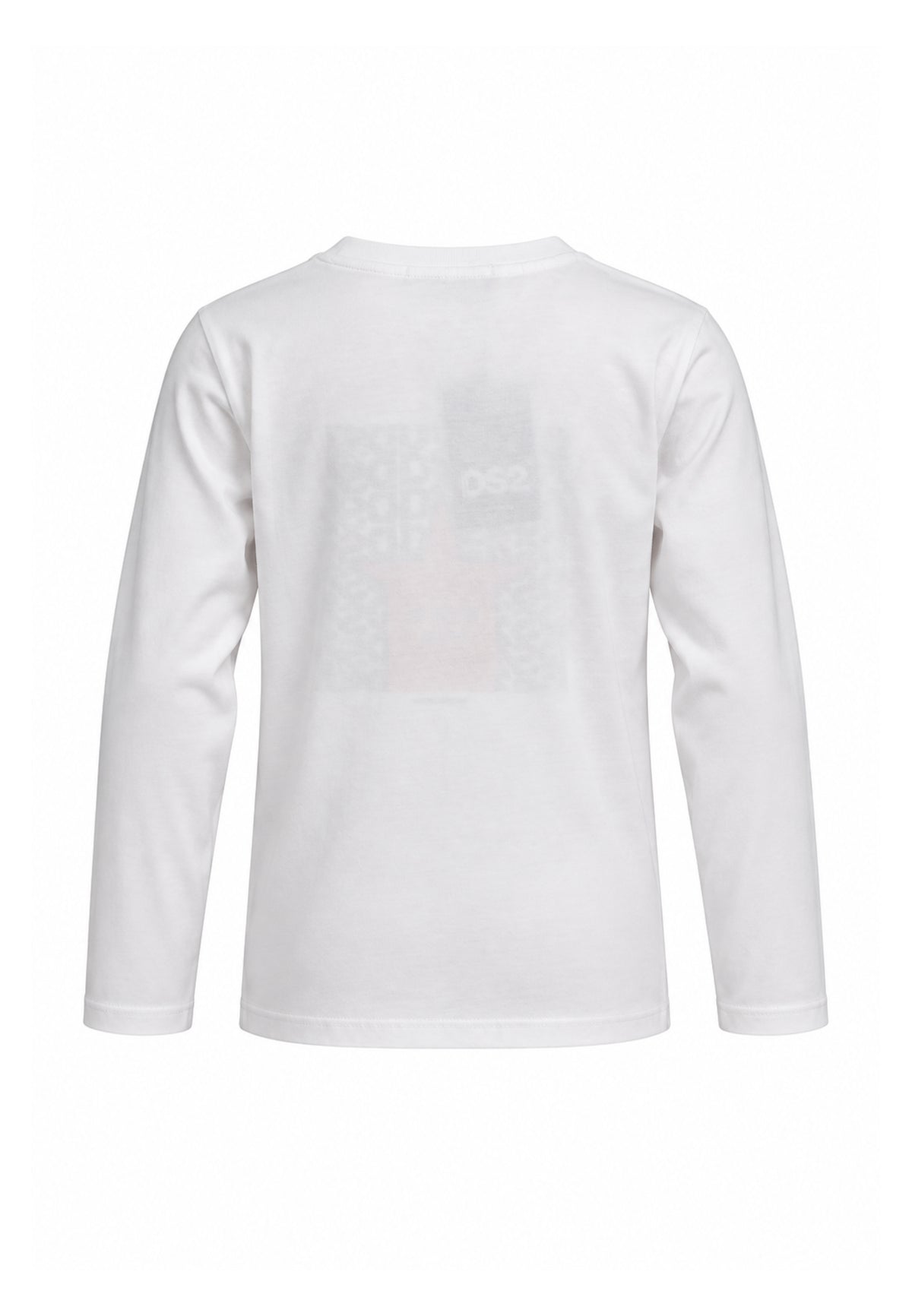 DS2 T SHIRT PANNA A MANICHE LUNGHE GRAFICA CENTRALE Bambini e ragazzi F62K217ML.PANNA_