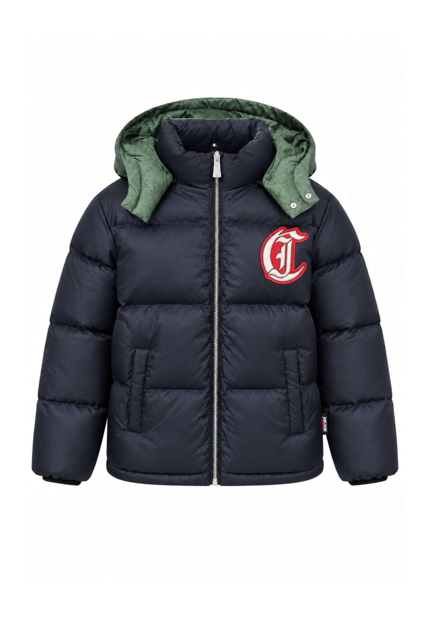 JUST CAVALLI giubbotto nero reversibile CON LOGO PATCH Bambini e ragazzi jba26011pi.ne_