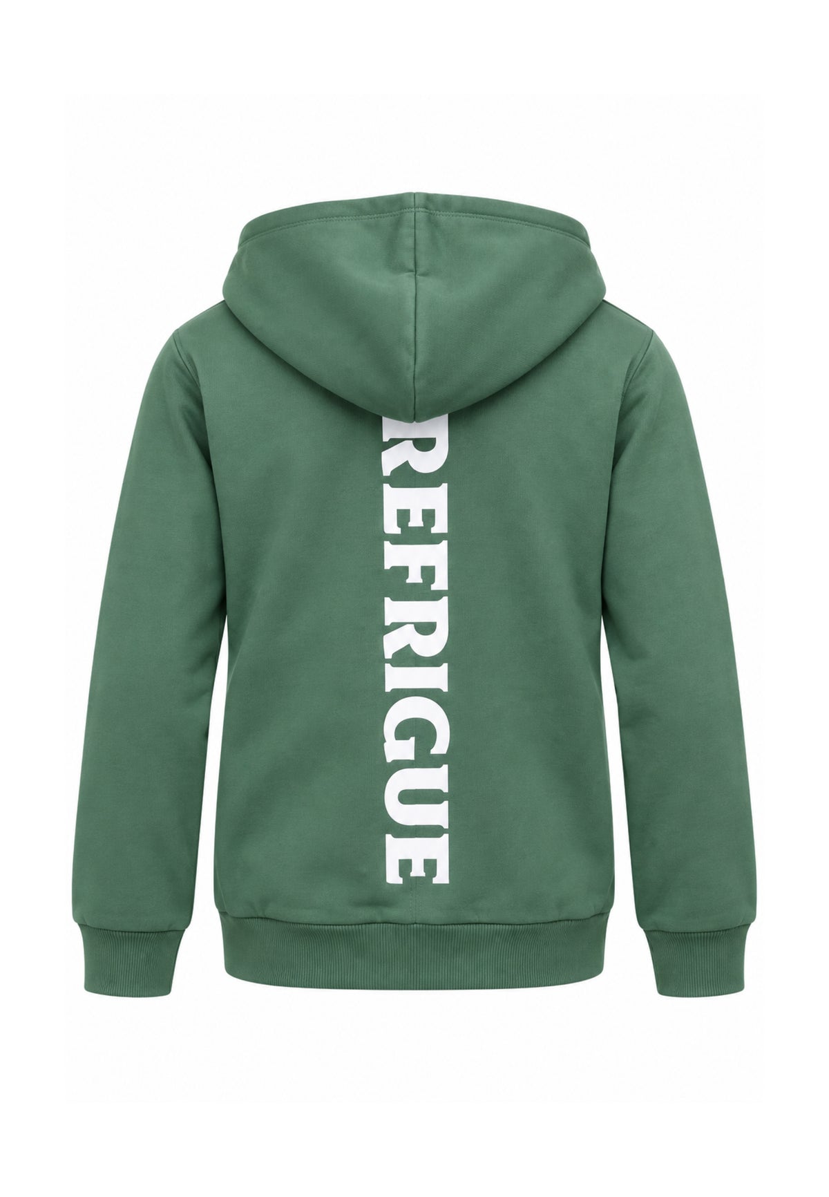Refrigue FELPA VERDE CON ZIP E CAPPUCCIO Bambini e ragazzi 2831T00076.VERDE_