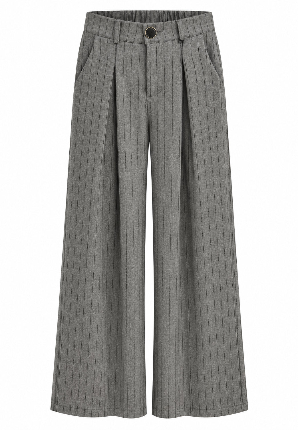 MA VIE PARIS PANTALONE GRIGIO GESSATO CON PIEGONI Bambine e ragazze MV2431.GRIG_