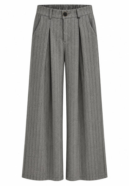 MA VIE PARIS PANTALONE GRIGIO GESSATO CON PIEGONI Bambine e ragazze MV2431.GRIG_